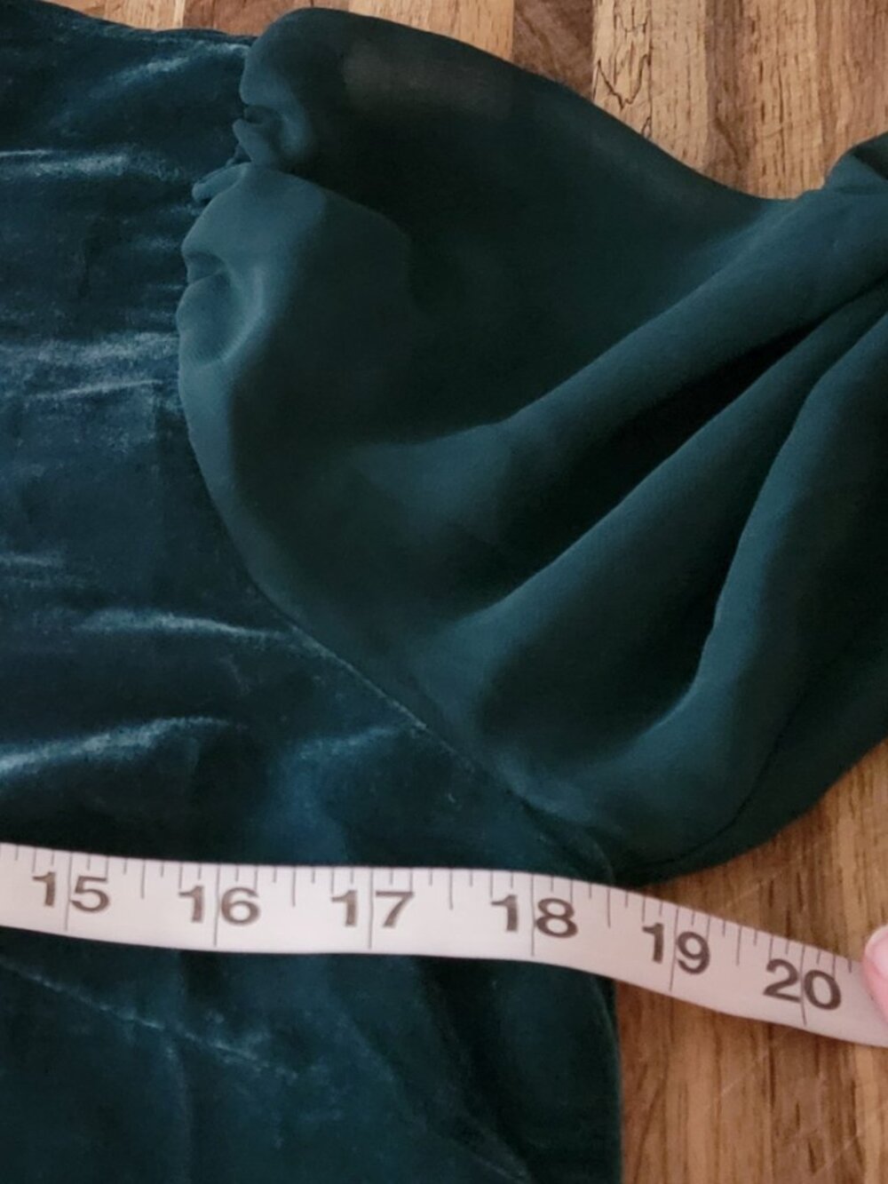 J. Crew Dark Green Velvet Midi Dress Long Sleeve - Picture 10 of 14